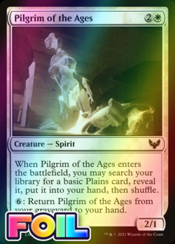 x1 Pilgrim of the Ages STX MTG 22/275 FOIL COMMON M/NM 1x - Image 1
