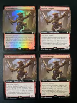 MTG- Sardian Avenger x4 (One is FOIL) - Image 1