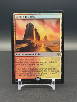 MTG Sacred Foundry R 256 Edge of Eternities Foil - Image 1