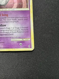 Jirachi 11/95 Holo Rare Call of Legends Pokemon Card Damaged - Image 4