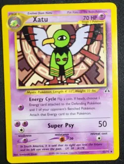 Xatu 52/75 Uncommon Pokemon TCG Neo Discovery NM - Image 1