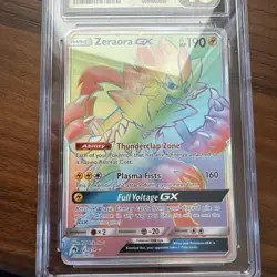 Pokemon Zeraora GX Lost Thunder Secret Rare Full Art #221 CGC 10 Pristine - Image 4
