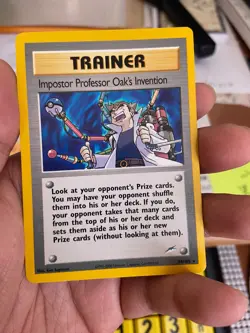 Impostor Professor Oak's Invention 94/105 Neo Destiny Pokemon Vintage WOTC NM - Image 1