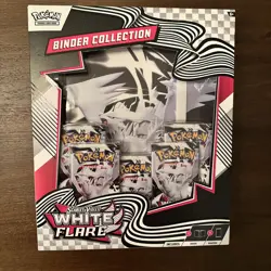 Pokemon Scarlet & Violet: White Flare Binder Collection - **Factory Sealed** - Image 1