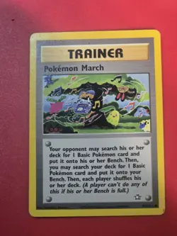 Pokemon March 102/111 Pokemon TCG Trainer Vintage Neo Genesis - Image 1