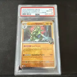PSA 10 Team Rocket's Tyranitar (Pokemon Center Exclusive) 96/182 Destined Rivals - Image 4
