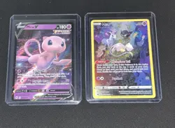 Pokemon Mew Lot - Crown Zenith Mew V 060/159 & Galarian Gallery GG10/GG70 NM - Image 1