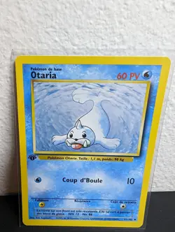 Pokemon French Base Set 1st EDITION Otaria/Seel 41/102 RARE -MINT - Image 1