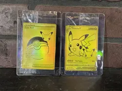 Pokemon Celebrations Pikachu V & PokeBall Gold Promos SWSH145 SWSH146 - Sealed - Image 1