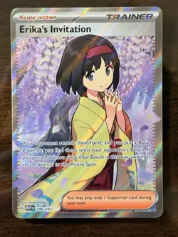 Pokemon Scarlet & Violet 151: Erika's Invitation 196/165 NM - Image 1