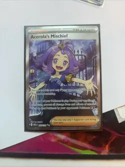 Pokemon TCG Mega Evolutions Acerola's Mischief Card #165/132 Near Mint Condition - Image 2