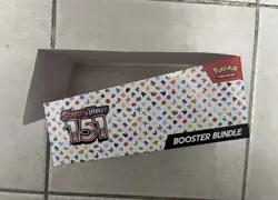 LOT OF 2 Pokemon 151 Booster Bundle Boxes Display BOX ONLY - Image 2