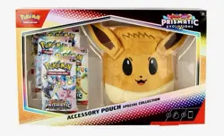 Pokemon Prismatic Evolutions Accessory Pouch Special Collection Factory Sealed💥 - Image 1