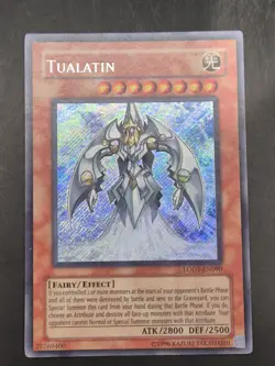 YUGIOH TUALATIN SECRET RARE LIGHT PLAY+ LODT-EN090 - Image 1