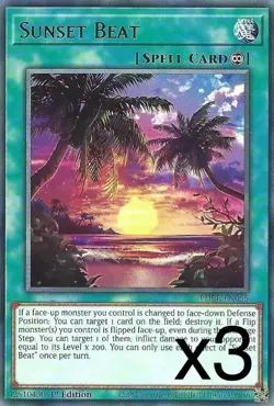 3X Yugioh Sunset Beat PHRE-EN055 Rare 1st Edition NM - Image 1