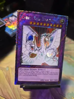 Yu-Gi-Oh! Cyber End Dragon #RA03-EN156 Platinum Secret Rare 1st Edition (NM) - Image 2