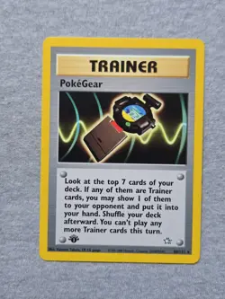 PokeGear 88/111 Rare 1st Edition Neo Genesis Pokemon Card - Image 1
