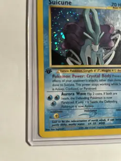 Near Mint-Pokemon TCG Suicune Holo Rare Card 14/64 Neo Revelation 1st Edition - Image 3