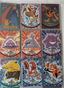 Pokemon TV Animation Cards - 52 Total /w Binder *9 Holo* 1999 Topps - Image 1
