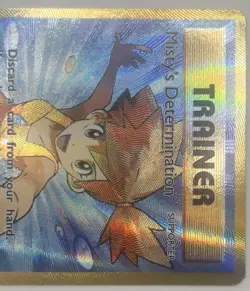 Pokemon Misty's Determination Trainer Full Art Holo Evolutions 108/108 Card - Image 5