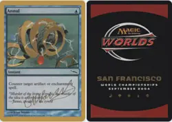4x Annul - Gabriel Nassif - 2004 ~ Near Mint World Championship Z4 MTG Magic x4 - Image 1