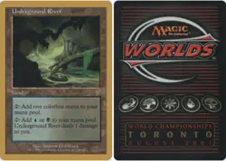 Underground River - Antoine Ruel - 2001 ~ Near Mint World Championship R MTG Mag - Image 1