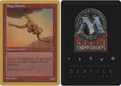 4x Mogg Fanatic - Ben Rubin - 1998 ~ Near Mint World Championship E MTG Magic x4 - Image 1