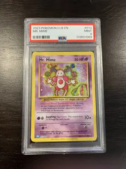 2023 POKEMON CLB-TRADING CARD GAME CLASSIC #013 MR. MIME PSA 9 MINT - Image 1