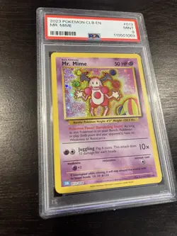 2023 POKEMON CLB-TRADING CARD GAME CLASSIC #013 MR. MIME PSA 9 MINT - Image 2
