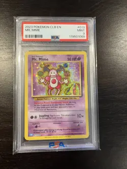 2023 POKEMON CLB-TRADING CARD GAME CLASSIC #013 MR. MIME PSA 9 MINT - Image 4
