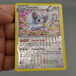 Cinccino RC19/RC25 EXC Reverse Holo Rare Pokemon Cards Radiant Collection NM - Image 2