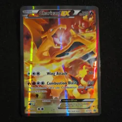 Pokemon 2016 Charizard EX XY121 Black Star Promo Full Art Holo. - Image 1