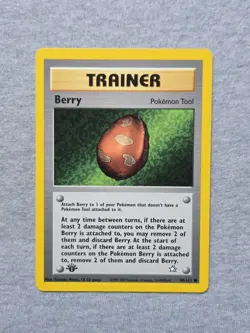 Berry Trainer 99/111 Neo Genesis 1st Edition Pokemon TCG - Image 1