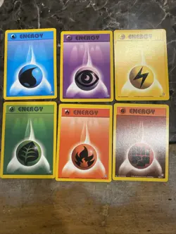 Pokemon TCG Neo Genesis Energy Card Lot - Image 1