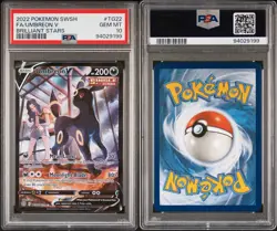 Umbreon V TG22 Full Art 2022 Pokemon Brilliant Stars Trainer Gallery PSA 10 - Image 3