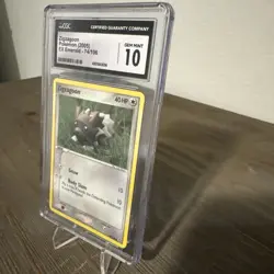 2005 Pokemon EX Emerald Non Holo Zigzagoon 74/106 CGC 10 GEM MINT - Image 1