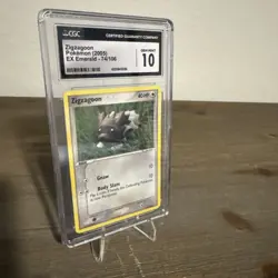 2005 Pokemon EX Emerald Non Holo Zigzagoon 74/106 CGC 10 GEM MINT - Image 2