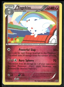 Pokemon - Togekiss 45/108 Rare XY Roaring Skies Regular LP - Image 1