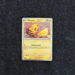 Pikachu 051 /162 Stamped 2026 Pokemon Day 30 Promo TCG With Coin - Image 3