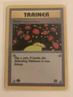 Sleep! (Rocket's Secret Machine) 79/82 1st Edition Common Good Team Rocket WOTC - Image 1