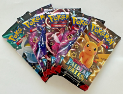 5X Sealed Pokemon Paldean Fates Booster Packs LOT - Image 1