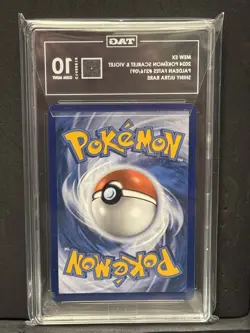 Pokemon Mew EX Shiny Ultra Rare 216/091 Paldean Fates TAG 10 - Image 2