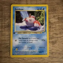 Pokemon TCG Neo Revelation 1st Edition Goldeen 45/64 MINT Condition Vintage - Image 1
