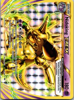 Nidoking BREAK 46/108 Holo XY Evolutions Pokemon - Image 1