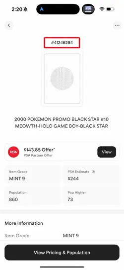 2000 POKEMON PROMO BLACK STAR #10 MEOWTH-HOLO GAME BOY-BLACK STAR - Image 3