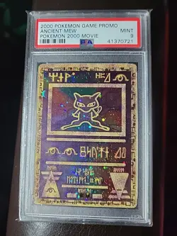 POKEMON 2000 MOVIIE Ancient Mew Movie Promo PSA 9 Mint - Image 1