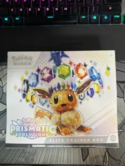 Pokemon TCG Prismatic Evolutions Elite Trainer Box ETB - Factory Sealed - Image 1