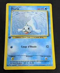 Pokemon French Base Set 1st EDITION Otaria/Seel 41/102 RARE Near Mint Nm - Image 1