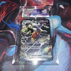 Pokemon TCG Destined Rivals Cynthia’s Garchomp EX 232/182 ACE 10 GEM MINT - Image 1