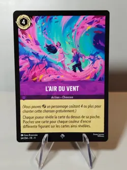 LORCANA FR - Chapitre 11 64/204 L'air du vent - Super Rare Neuf - Image 1